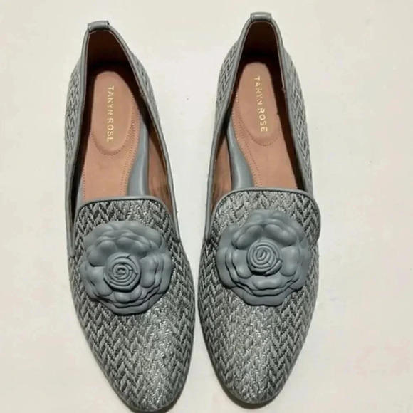 Taryn Rose Brigitta Woven Floral size 12b loafers - Picture 3 of 6